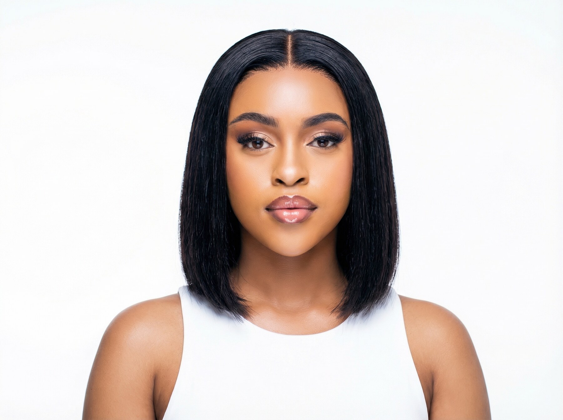 Blunt cut bobs